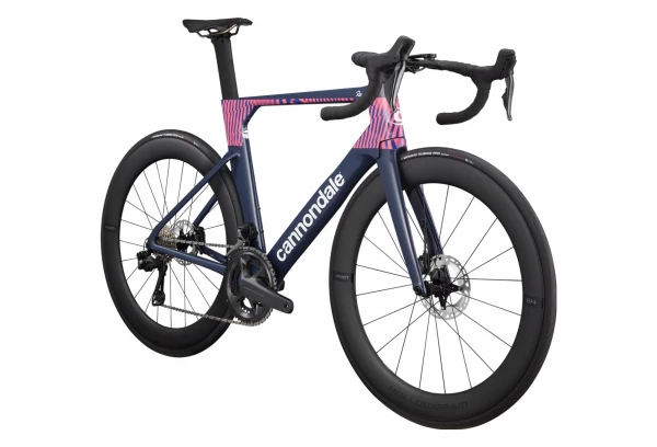 Vélo De Route Cannondale SystemSix Hi-MOD Shimano Ultegra Di2 12V 700 Mm Bleu Rose Team Replica 2 Vélo De Route Cannondale SystemSix Hi-MOD Shimano Ultegra Di2 12V 700 Mm Bleu Rose Team Replica – Image 2