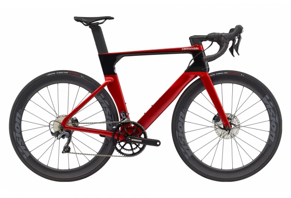 Vélo De Route Cannondale SystemSix Carbon Ultegra Shimano Ultegra 11V 700 Mm Noir Pearl Rouge / Noir 9 Vélo De Route Cannondale SystemSix Carbon Ultegra Shimano Ultegra 11V 700 Mm Noir Pearl Rouge / Noir – Image 9