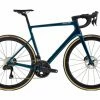 Vélo De Route Cannondale SuperSix Evo Hi-MOD Disc Shimano Ultegra Di2 12V 700 Mm Deep Teal 2022 Bleu