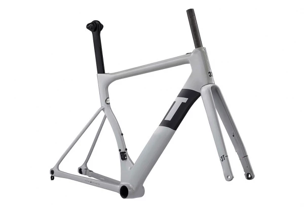 Kit Cadre/Fourche 3T Strada Due Disc Team Gris 2 Kit Cadre/Fourche 3T Strada Due Disc Team Gris – Image 2