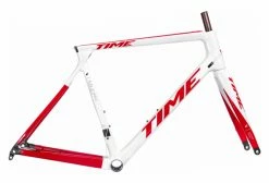 Kit Cadre / Fourche Time Alpe D'Huez 01 Disc Blanc Racing Rouge