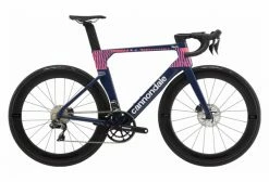 Vélo De Route Cannondale SystemSix Hi-MOD Ultegra Di2 Shimano Ultegra Di2 11V 700 Mm Bleu Rose Team Replica