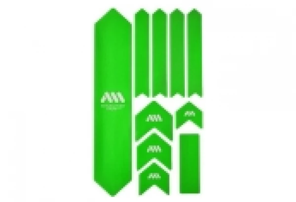 Kit Protection De Cadre ALL MOUNTAIN STYLE Honey Comb XL 10 Pcs - Vert Blanc 1 Kit Protection De Cadre ALL MOUNTAIN STYLE Honey Comb XL 10 Pcs - Vert Blanc