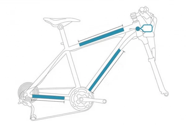 CLEARPROTECT Kit Protections Invisibles De Vélo Format Large 1 CLEARPROTECT Kit Protections Invisibles De Vélo Format Large