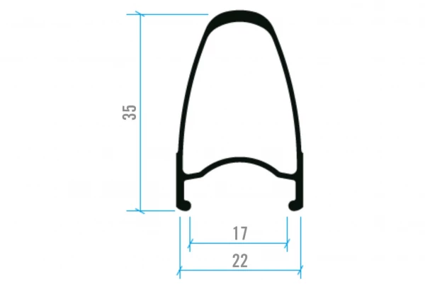 Paire De Roues Vision Team 35 Comp SL | 9x100 - 9x130 Mm Noir 4 Paire De Roues Vision Team 35 Comp SL | 9x100 - 9x130 Mm Noir – Image 4