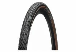 Pneu Gravel Hutchinson Touareg 700 Mm Tubeless Ready Souple Hardskin Flancs Beiges Tan