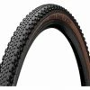 Pneu Gravel Continental Terra Trail 700 Mm Tubeless Ready Souple ProTection BlackChili Compound Flancs Marrons Transparent E-Bike E25