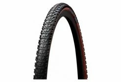 Pneu Gravel Hutchinson Tundra 700 Mm Tubeless Ready Souple Hardskin Bi-Compound Flancs Beiges Tan