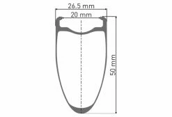 Roue Avant DT Swiss ARC 1400 Dicut 50 Disc 650b | 12x100mm | Centerlock -Outlet d'accessoires unnamed file 2228