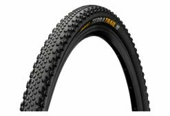 Pneu Gravel Continental Terra Trail 700 Mm Tubeless Ready Souple ProTection BlackChili Compound E-Bike E25