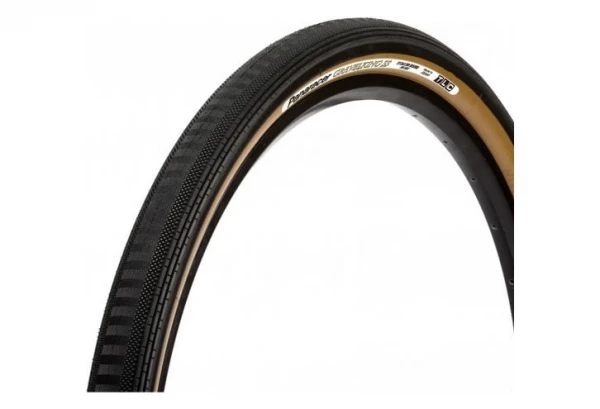 Pneu Gravel Panaracer GravelKing Semi Slick TLC 700mm Tubeless Ready Souple Noir / Beige 1 Pneu Gravel Panaracer GravelKing Semi Slick TLC 700mm Tubeless Ready Souple Noir / Beige