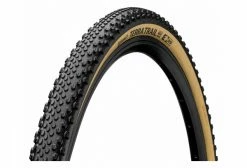Pneu Gravel Continental Terra Trail 650b Tubeless Ready Souple ProTection BlackChili Compound Flancs Cream E-Bike E25
