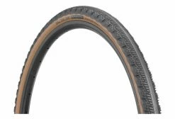 Pneu Gravel Teravail Washburn 700 Mm Tubeless Ready Souple Durable Bead-to-Bead Flancs Beiges Tan