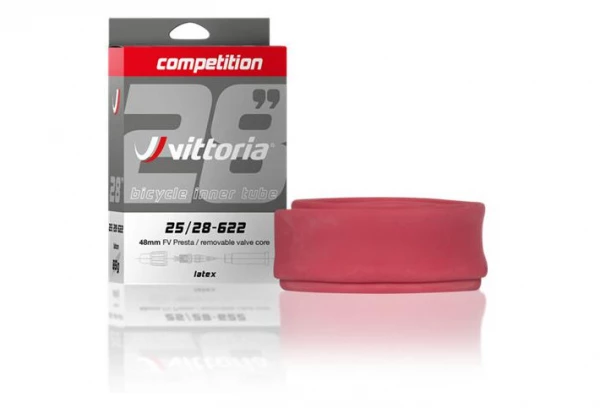 Chambre à Air Vittoria Latex Compétition 700mm Presta 48mm 1 Chambre à Air Vittoria Latex Compétition 700mm Presta 48mm