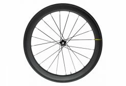 Roue Avant Mavic Cosmic Pro Carbon SL UST Disc 700 Mm | 12x100 Mm | Center Lock | Pneu Mavic Yksion Pro UST II 25 Mm