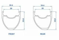 Paires De Roues Ritchey WCS Zeta | 9x100 - 10x130 Mm | Tubeless Ready -Outlet d'accessoires unnamed file 2952