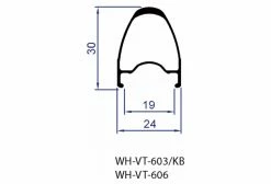 Paire De Roues Vision TriMax 30 KB 700 Mm | 9x100 - 9x130 Mm | Patins -Outlet d'accessoires unnamed file 2987