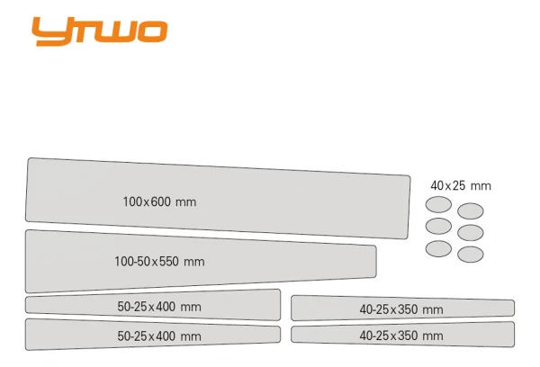 Kit De Protections YTWO Complet (12 Pieces) 0.30mm Clair 2 Kit De Protections YTWO Complet (12 Pieces) 0.30mm Clair – Image 2