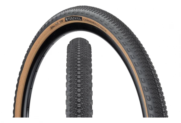 Pneu Gravel Teravail Cannonball 700 Mm Tubeless Ready Souple Durable Bead-to-Bead Flancs Beiges Tan 2 Pneu Gravel Teravail Cannonball 700 Mm Tubeless Ready Souple Durable Bead-to-Bead Flancs Beiges Tan – Image 2