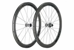 Paire De Roues Deda SL48C Carbone | 12x100 - 12x142 Mm | Patins