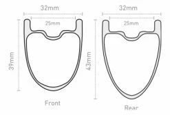 Paire De Roues Enve SES 3.4 AR 700c Disc | 12x100 - 12x142mm | Centerlock -Outlet d'accessoires unnamed file 3283