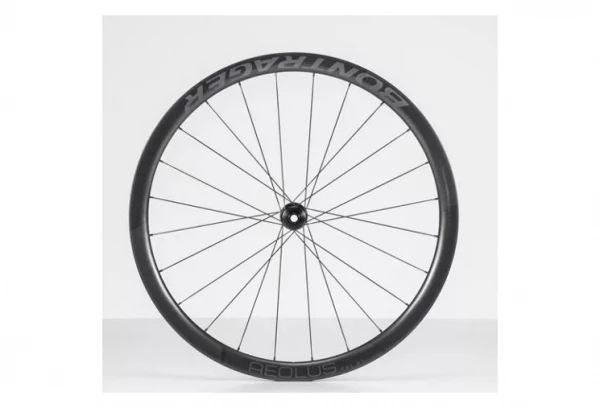 Roue Route Avant Bontrager Aeolus RSL 37 TLR Disque Noir 1 Roue Route Avant Bontrager Aeolus RSL 37 TLR Disque Noir