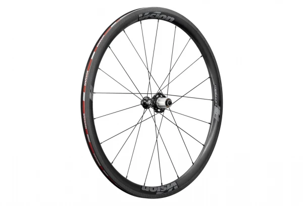 Paire De Roues Vision Metron 40 SL Carbon Tubeless Ready | 9x100 - 9x130mm | Shimano/Sram 3 Paire De Roues Vision Metron 40 SL Carbon Tubeless Ready | 9x100 - 9x130mm | Shimano/Sram – Image 3