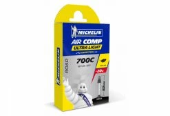 Chambre à Air Allégée Michelin Aircomp Ultralight Presta 52 Mm