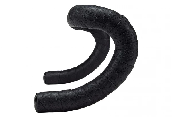 Ruban Supacaz Super Stiky Kush Noir Avec Bouchons Noir 1 Ruban Supacaz Super Stiky Kush Noir Avec Bouchons Noir