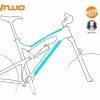 Kit De Protections YTWO Top Tube/Tube Diagonale (2 Pieces) 0.30mm Mat
