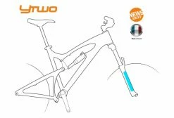 Kit De Protections YTWO Fourche (2 Pieces) 0.30mm 100x300mm Clair