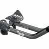 Prolongateurs Deda Parabolica Uno Aluminium 31.7 Mm Noir + Entretoises De Rehausse