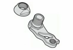 Patte De Dérailleur Shimano Direct Mount RDH Avec Écrou De Montage