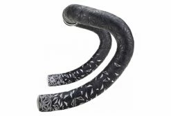 Ruban De Cintre Supacaz Super Sticky Kush Star Fade Bling Noir / Platinium + Bouchons