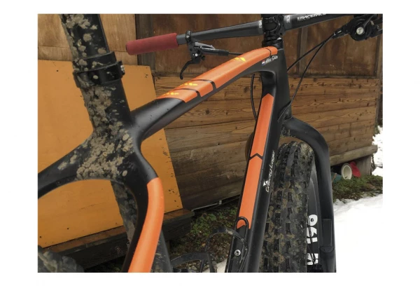 Kit Protection De Cadre ALL MOUNTAIN STYLE Honey Comb XL 10 Pcs - Orange Jaune 4 Kit Protection De Cadre ALL MOUNTAIN STYLE Honey Comb XL 10 Pcs - Orange Jaune – Image 4