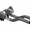 Prolongateurs Deda Parabolica Due Aluminium 31.7 Mm Noir + Entretoises De Rehausse