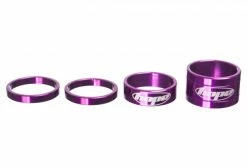 Kit Entretoises De Direction Hope Space Doctor 1''1/8 Alu Violet 5/10/20 Mm