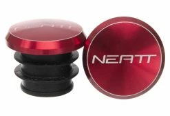 Embouts De Guidon Neatt Aluminium Rouge