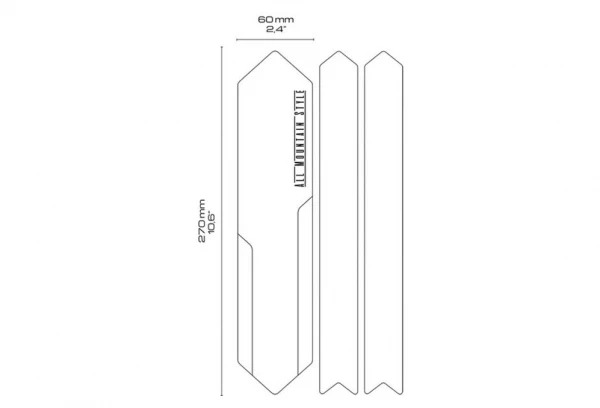 Protège-Bases All Mountain Style Honeycomb Noir Transparent 3 Protège-Bases All Mountain Style Honeycomb Noir Transparent – Image 3