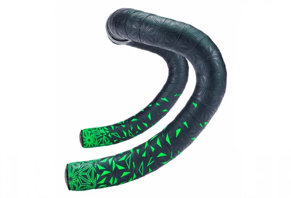 Ruban De Cintre Supacaz Super Sticky Kush Star Fade Neon Vert Avec Bouchons 1 Ruban De Cintre Supacaz Super Sticky Kush Star Fade Neon Vert Avec Bouchons