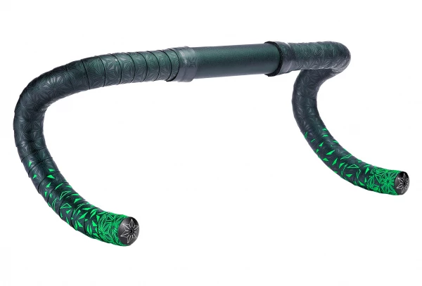 Ruban De Cintre Supacaz Super Sticky Kush Star Fade Neon Vert Avec Bouchons 2 Ruban De Cintre Supacaz Super Sticky Kush Star Fade Neon Vert Avec Bouchons – Image 2