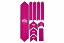 Kit Protection De Cadre ALL MOUNTAIN STYLE Honey Comb XL 10 Pcs - Rose Blanc