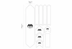 Kit Protection De Cadre ALL MOUNTAIN STYLE Honey Comb XL 10 Pcs - Rose Blanc -Outlet d'accessoires unnamed file 474