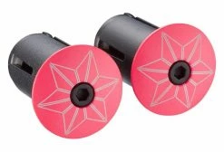 Embout De Cintre Supacaz Star Plugz (powder Coated) Rose