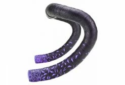 Ruban De Cintre Supacaz Super Sticky Kush Star Fade Neon Violet Avec Bouchons