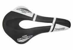 Selle San Marco Shortfit OpenFit Carbon Noir Blanc