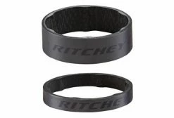 Entretoises De Direction Ritchey 1-1/8' Carbone (x2) Noir Mat