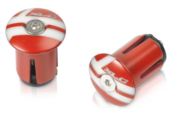 Embouts De Guidon XLC GR-02 Rouge 1 Embouts De Guidon XLC GR-02 Rouge