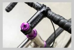 Expandeur Wolf Tooth Compression Plug With Integrated Spacer Stem Cap 1 1/8'' Violet -Outlet d'accessoires unnamed file 5256