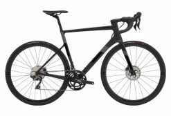 Vélo De Route Cannondale SuperSix EVO Carbon Disc Ultegra Shimano Ultegra 11V 700 Mm Noir Mat Blanc / Noir